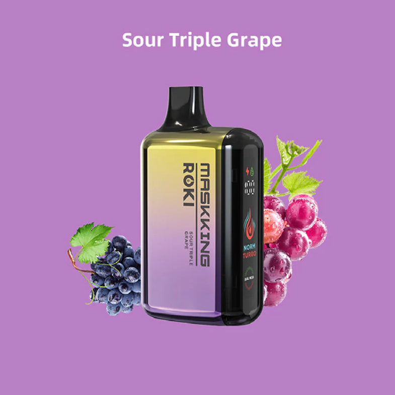 Maskking Roki 15K 15000 - Sour Triple Grape