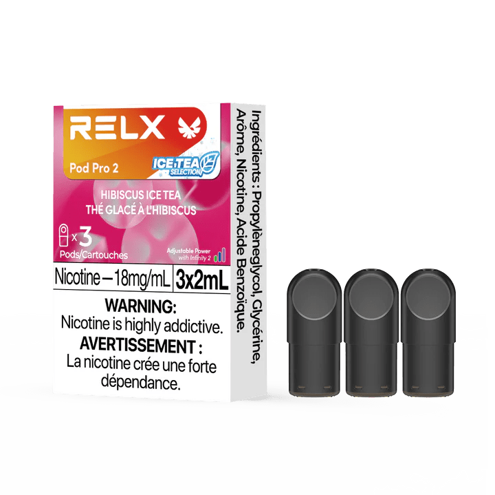 RELX Pod Pro 2 (3 Pods per Pack) - Hibiscus Ice Tea