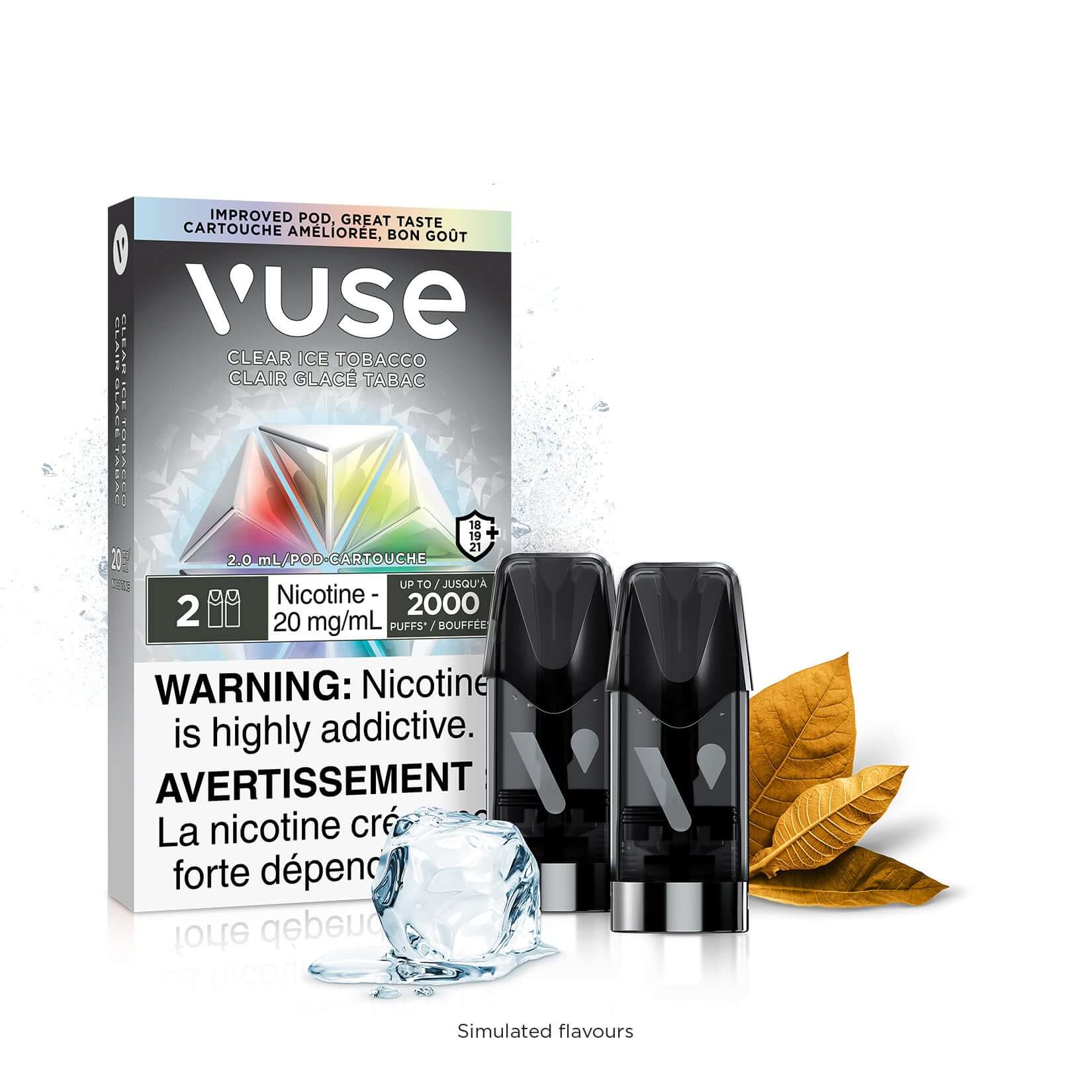 Vuse Ultra Pods - Clear Ice Tobacco