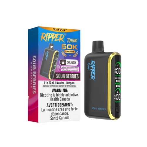 Ripper Turbo 3 50K Puffs - Sour Berries