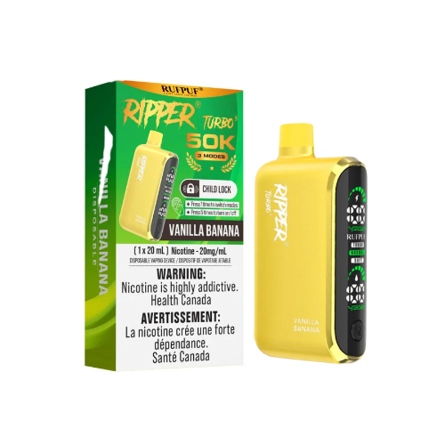 Ripper Turbo 3 50K Puffs - Vanilla Banana