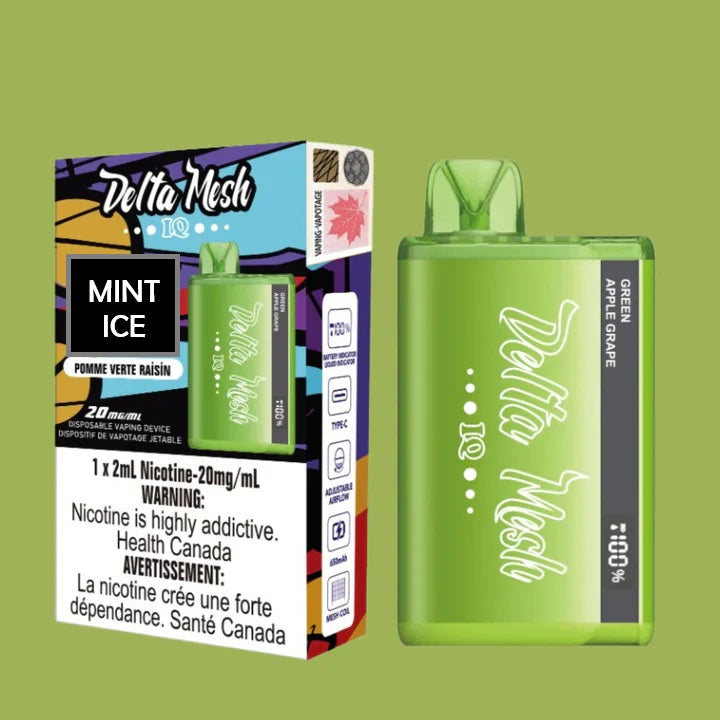 Delta Mesh IQ 10000 10K Puffs  - Mint Ice