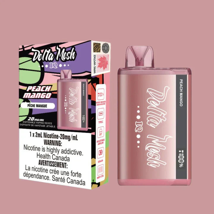 Delta Mesh IQ 10000 10K Puffs  - Peach Mango