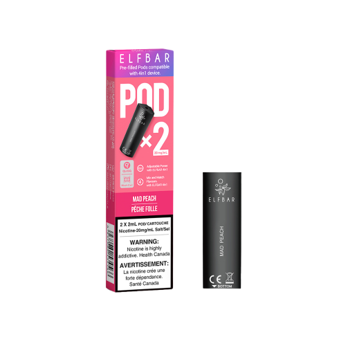 Elf Bar 4In1 Pods 2Pods - Mad Peach