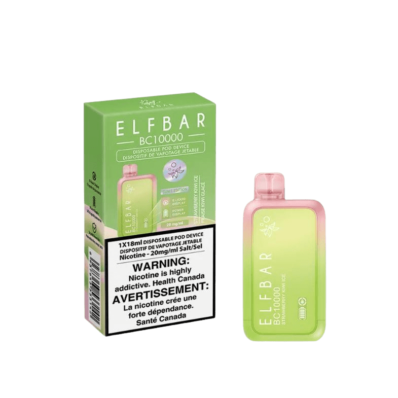 Elf Bar BC10000 (10K) Puffs - Strawberry Kiwi Ice