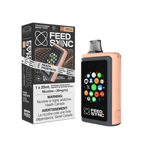 FEED SYNC 25k 25000 Puffs - Peach Frostbite