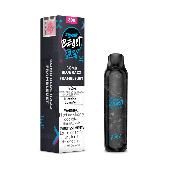 Flavour Beast Fury 800 Puffs - Bomb Blue Razz