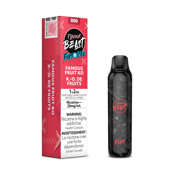 Flavour Beast Fury 800 Puffs - Famous Fruit Ko Iced