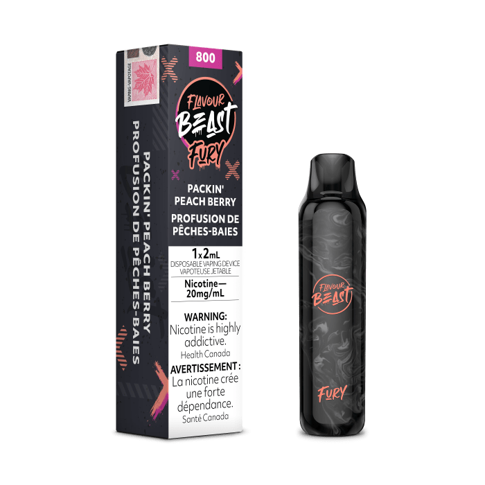 Flavour Beast Fury 800 Puffs - PackIn' Peach Berry
