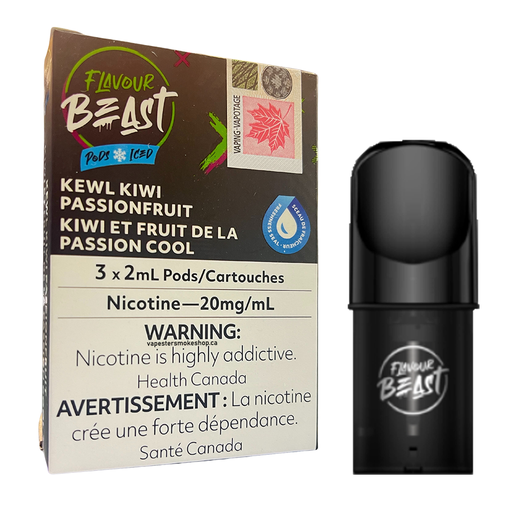 Flavour Beast Pod - Kewl Kiwi Passionfruit Iced