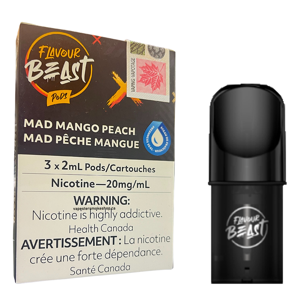 Flavour Beast Pod - Mad Mango Peach
