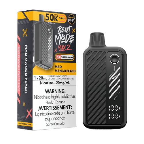 Flavour Beast Beast Mode Max 2 50K Puffs - Mad Mango Peach