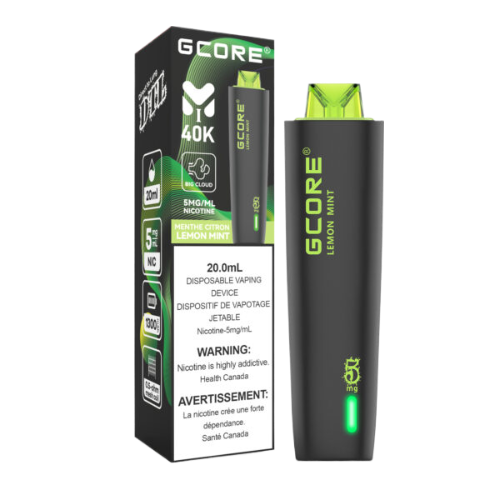GCORE Hookah 40K Puffs Freebase - Lemon Mint