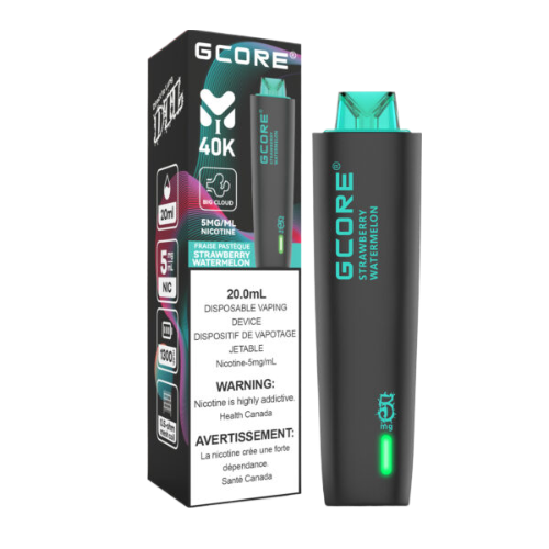 GCORE Hookah 40K Puffs Freebase - Strawberry Watermelon