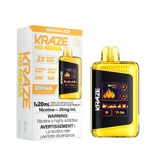 Kraze HD Mega 20K - Banana Ice