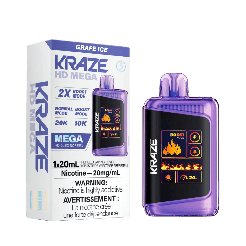 Kraze HD Mega 20K - Grape Ice
