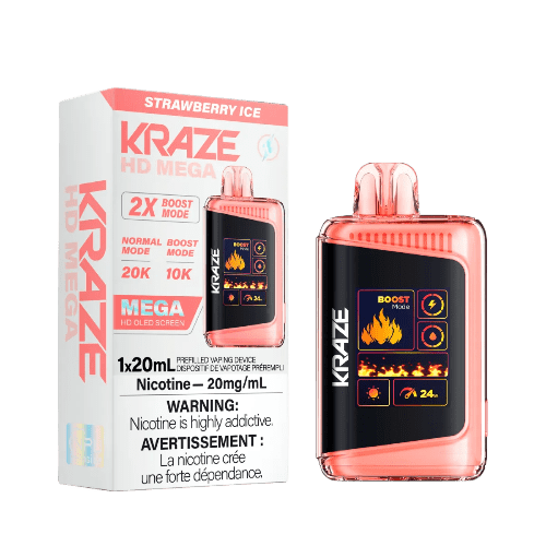 Kraze HD Mega 20K - Strawberry Ice