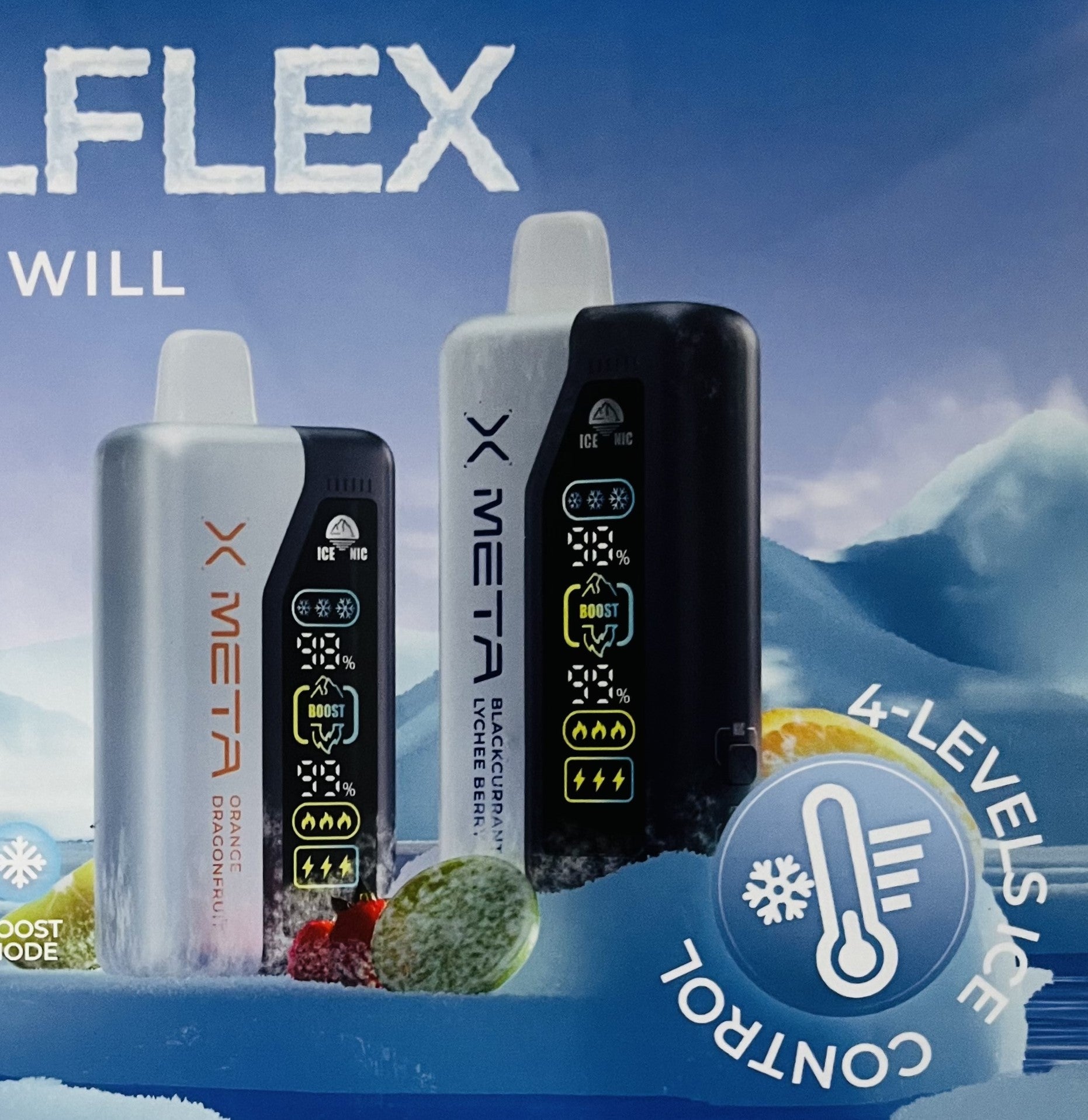 Meta Nicflex ChillFlex 40k 40000 Puffs - Peach Berries