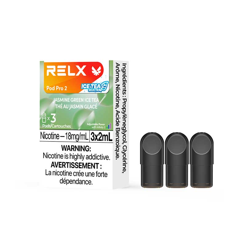 RELX Pod Pro 2 (3 Pods per Pack) - Jasmine Green Ice Tea