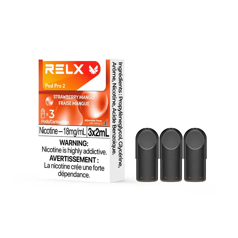 RELX Pod Pro 2 (3 Pods per Pack) - Strawberry Mango