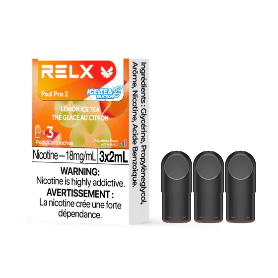 RELX Pod Pro 2 (3 Pods per Pack) - Lemon Ice Tea