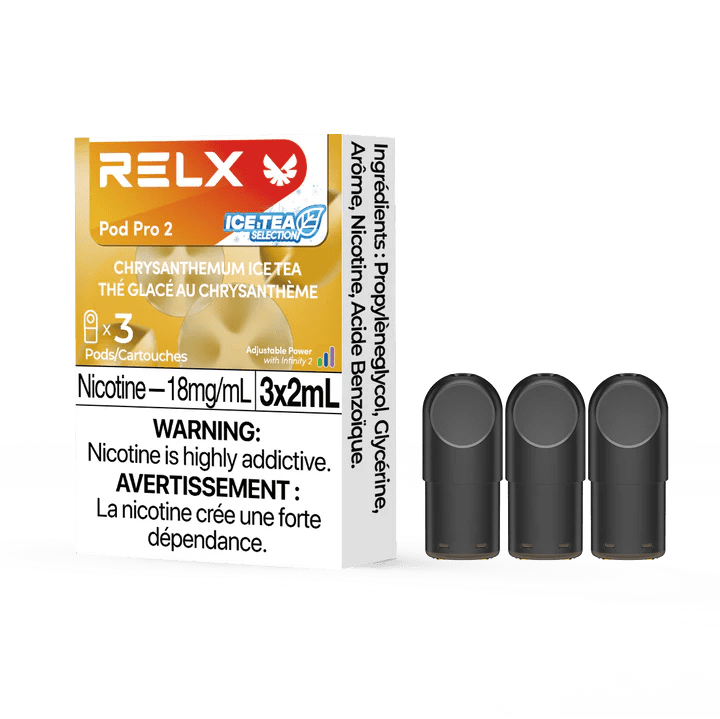RELX Pod Pro 2 (3 Pods per Pack) - Chrysanthemum Ice Tea