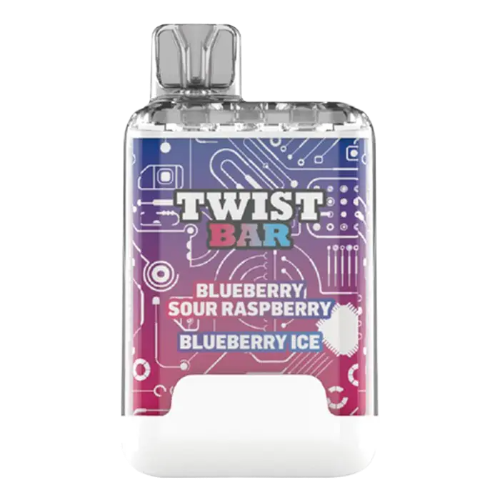 Twist Bar (Dual Pod) 10000 Puffs - Blueberry Sour Raspberry/Blueberry Ice
