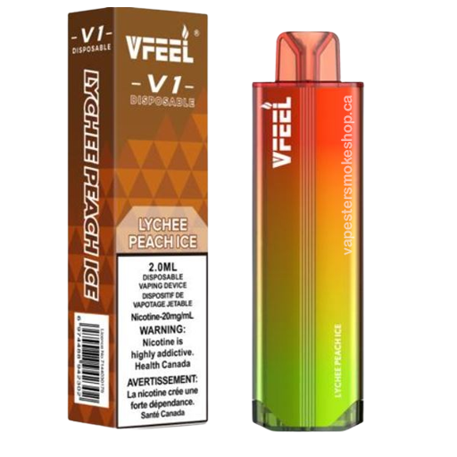 Vfeel V1 6000 Puffs - Lychee Peach Ice