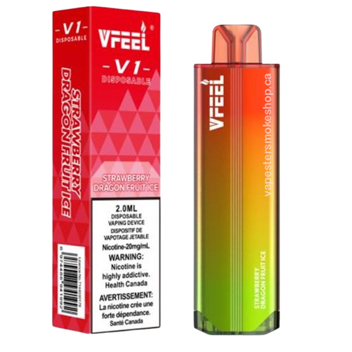 Vfeel V1 6000 Puffs - Strawberry Dragonfruit Ice