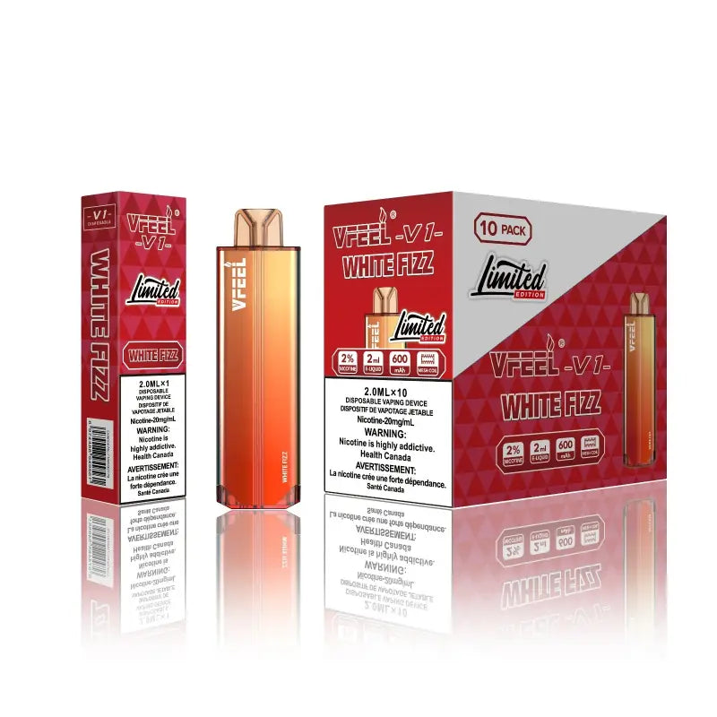Vfeel V1 6000 Puffs - White Fizz